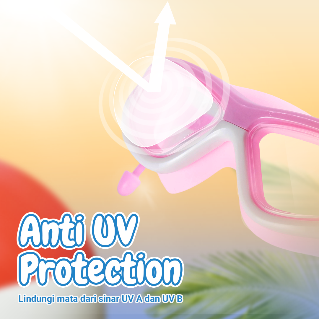 Chanskyu Kacamata Renang Anak Anti Fog UV Protection with Earplug - CK185 Gambar produk Chanskyu Kacamata Renang Anak Anti Fog UV Protection with Earplug - CK185