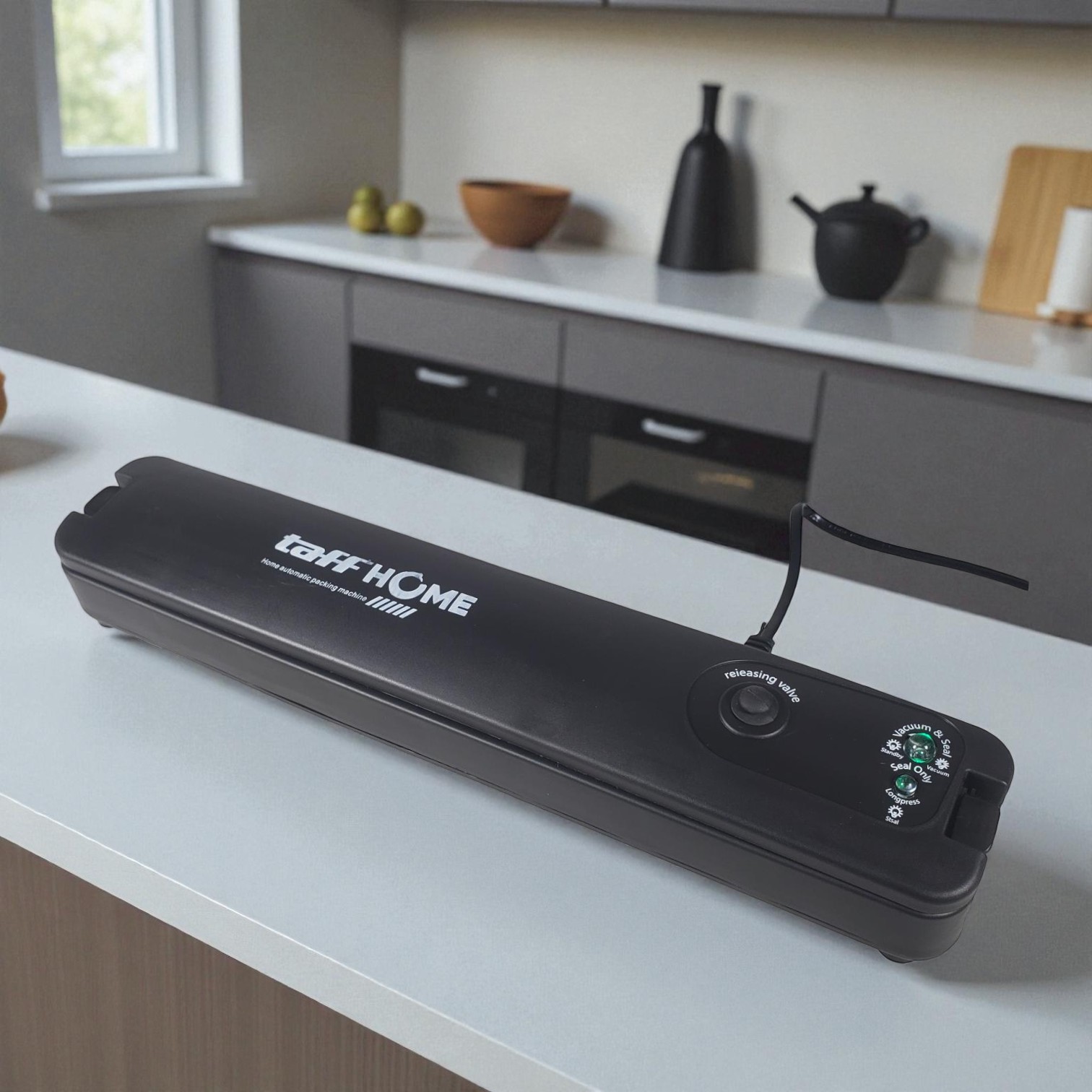 Gambar produk TaffHOME Alat Vakum Makanan Vacuum Sealer Packaging Machine with Bag - YQ-688