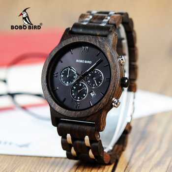 Gambar produk BOBO BIRD Jam Tangan Kayu Analog Pria - P19