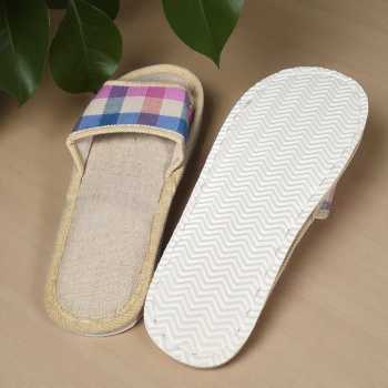 Gambar produk Suihyung Sandal Selop Linen Comfy Indoor Slipper 39-40 - YT3622