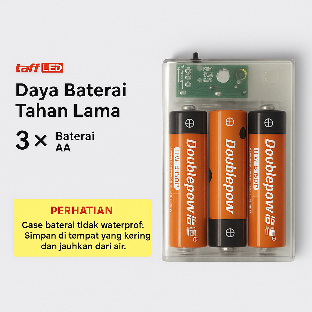 TaffLED Lampu Hias Gantung String Lights Model Bohlam with Battery - ZYD0931 Gambar produk TaffLED Lampu Hias Gantung String Lights Model Bohlam with Battery - ZYD0931