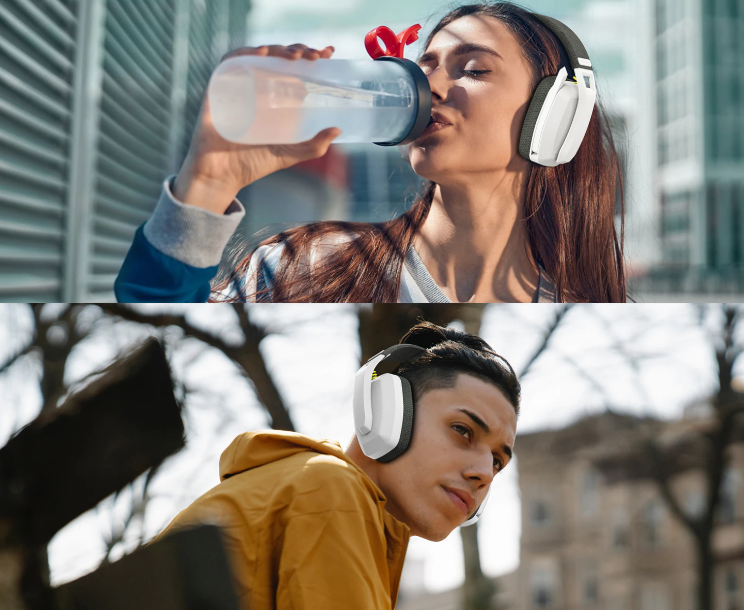 Gambar produk BINNUNE Headphone Bluetooth 5.3 Wireless Gaming Headset 500mAh - BW06