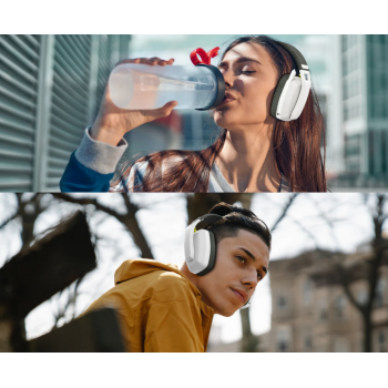 Gambar produk BINNUNE Headphone Bluetooth 5.3 Wireless Gaming Headset 500mAh - BW06