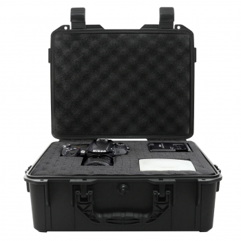 Gambar produk HAMLIN Kotak Perkakas Penyimpanan Barang Toolbox Hard Case Waterproof 380x310x115mm - DT-57