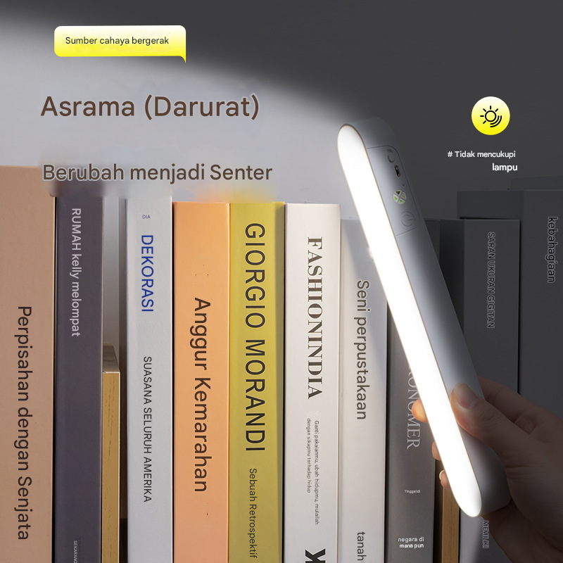 GESH Lampu Tempel Magnetic LED 3in1 Color Dimmable Rechargeable - G-31 Gambar produk GESH Lampu Tempel Magnetic LED 3in1 Color Dimmable Rechargeable - G-31