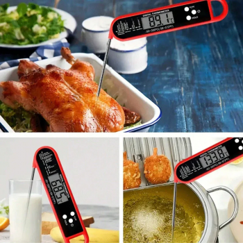 Gambar produk CANAMEK Termometer Makanan Digital Daging Kopi Susu Foldable - CM517