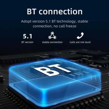 Gambar produk ESGO Head Unit Tape Mobil 2DIN Wireless CarPlay Android Auto 7 Inch - F7018C