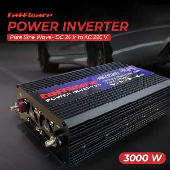 Gambar produk Taffware Power Inverter Mobil Pure Sine Wave DC 24V to AC 220V 3000W - NBQ3000W