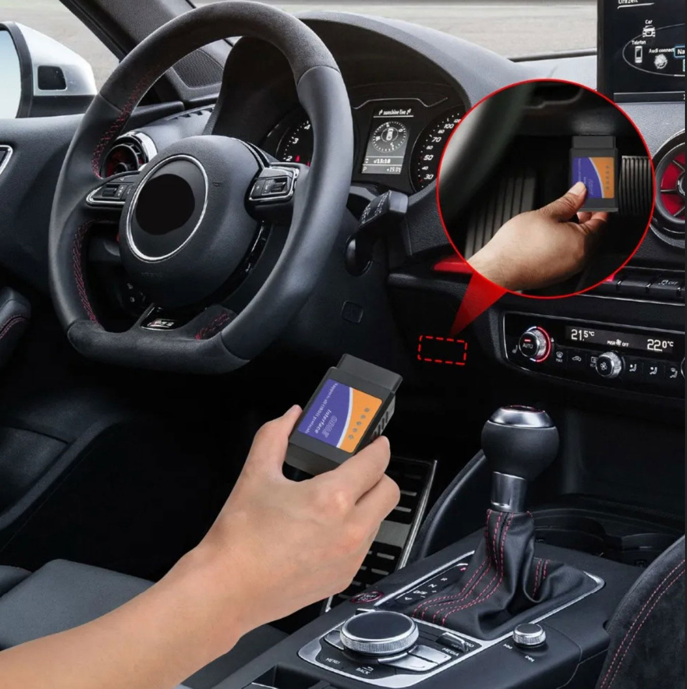 Diagmall Car Diagnostic ELM327 Bluetooth OBD2 V2.1 Test Tool - SC03 Gambar produk Diagmall Car Diagnostic ELM327 Bluetooth OBD2 V2.1 Test Tool - SC03