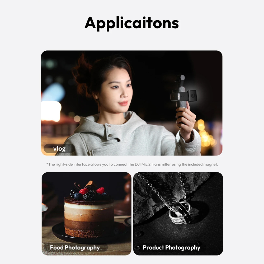 Ulanzi Lampu Fill Light Magnetic 5800K IPX4 DJI Pocket 3 300mAh - LM001 Gambar produk Ulanzi Lampu Fill Light Magnetic 5800K IPX4 DJI Pocket 3 300mAh - LM001