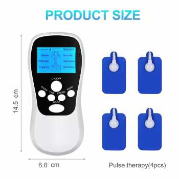 Gambar produk TENS Alat Pijat Elektrik Mini Terapi Otot Massage Pads with 4 Patches - SC-659