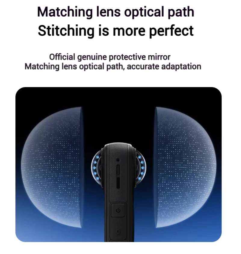 Gambar produk YAZE Pelindung Lensa Protective Lens High Transparency for Insta360 X5 - I3X5L