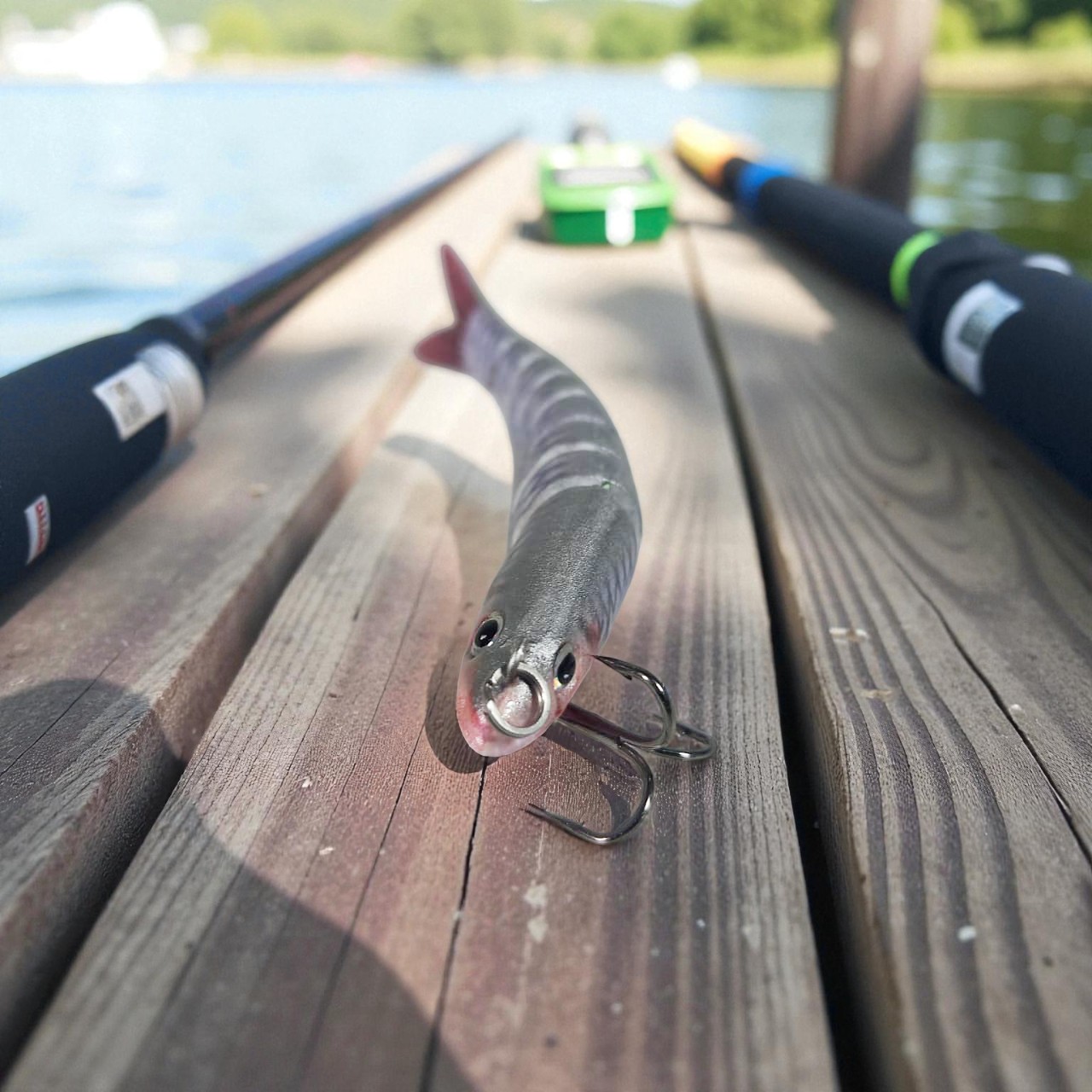 Gambar produk GOBAIT Umpan Pancing Ikan Lifelike Fish Bait Lure 8 Section 9cm 5g - GB-95