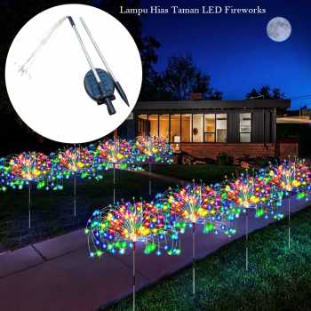 ZTree Lampu Hias Taman LED Fireworks Lights Solar Panel IP65 - Z600T