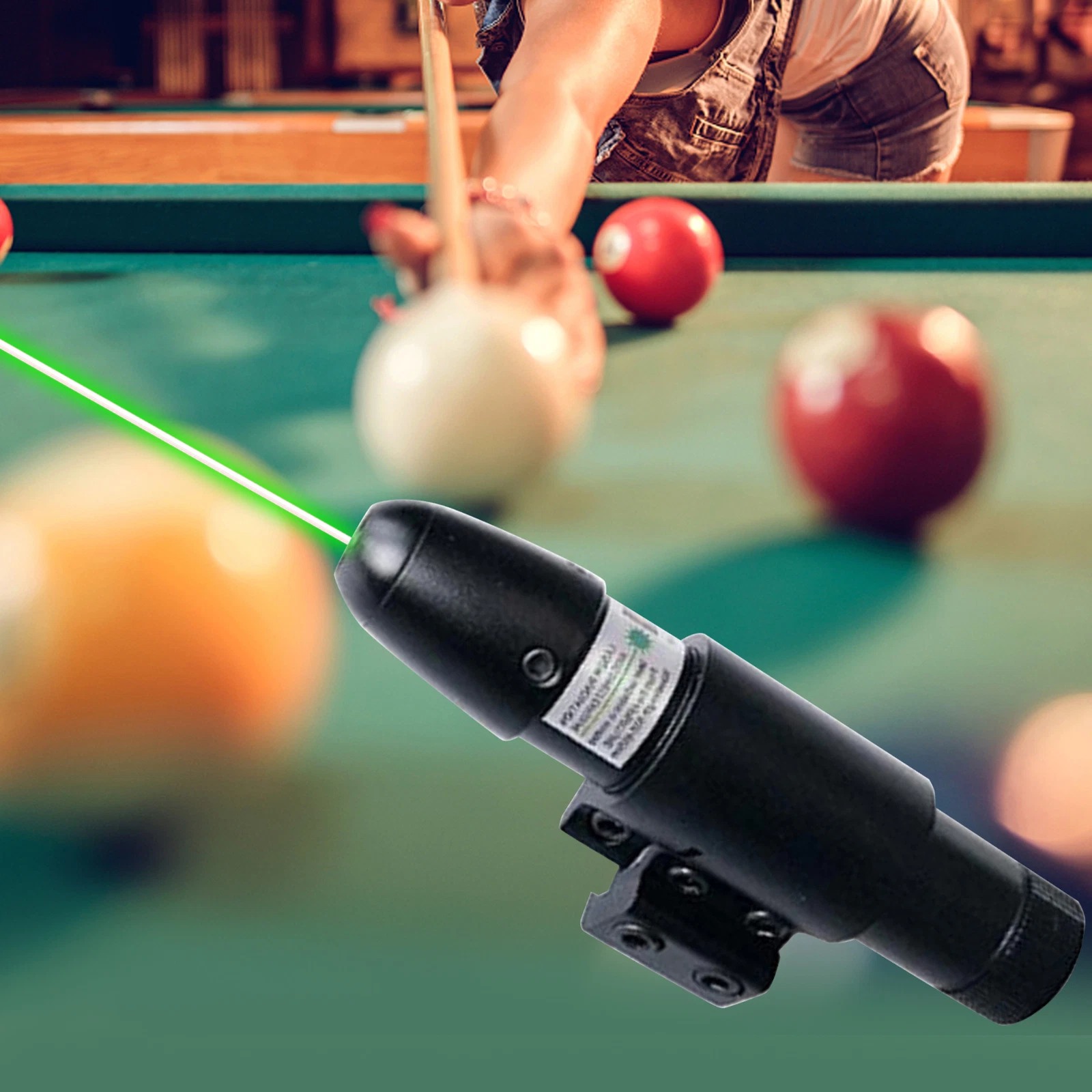SNOKEY Laser Stick Billiard Pool Snooker Sight Cue Pointer 300mAh Beam Green Light - SN-300 Gambar produk SNOKEY Laser Stick Billiard Pool Snooker Sight Cue Pointer 300mAh Beam Green Light - SN-300