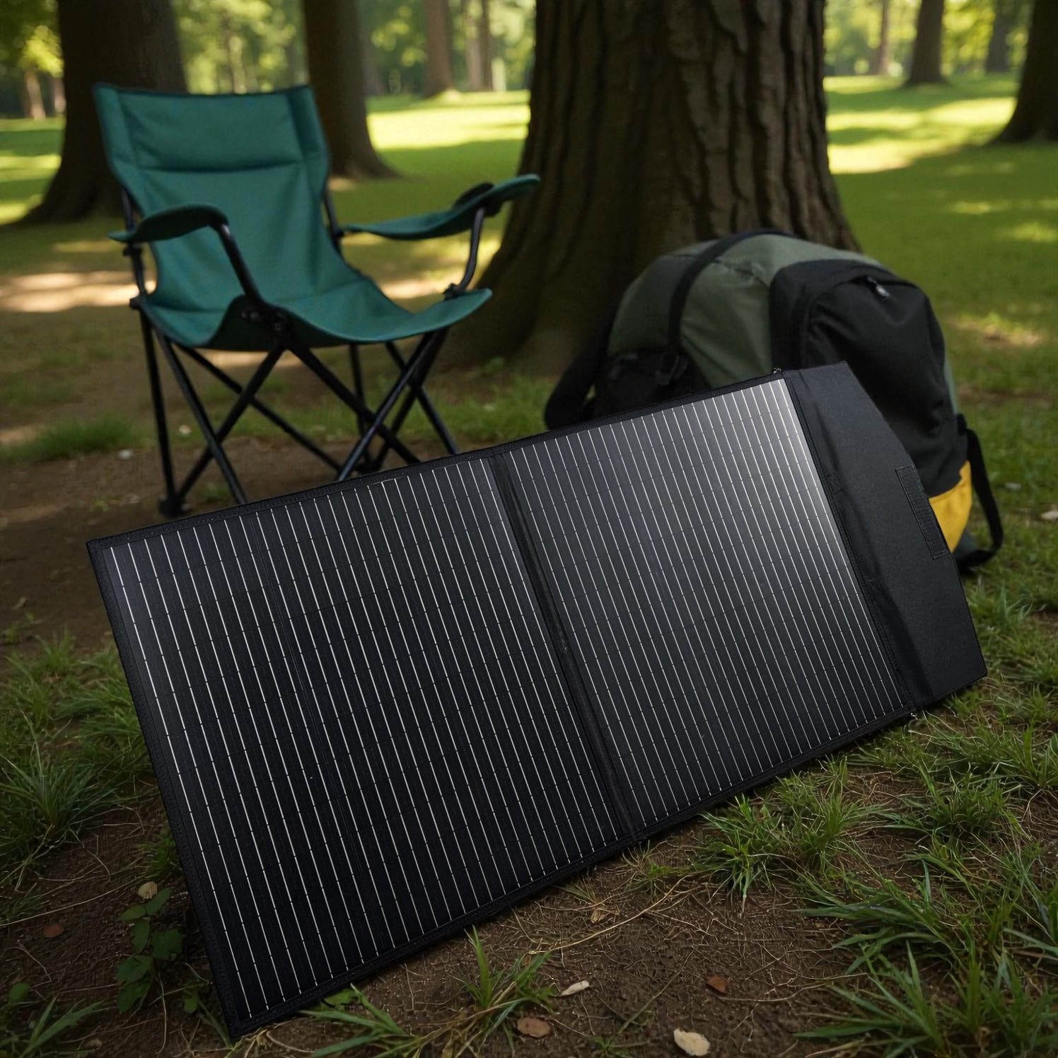 ALLPOWER Panel Surya Solar Foldable Monocrystalline 2 Fold 100W - AP-210 Gambar produk ALLPOWER Panel Surya Solar Foldable Monocrystalline 2 Fold 100W - AP-210