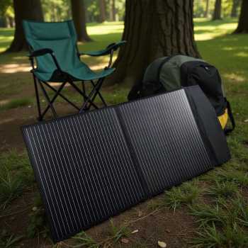 Gambar produk ALLPOWER Panel Surya Solar Foldable Monocrystalline 2 Fold 100W - AP-210