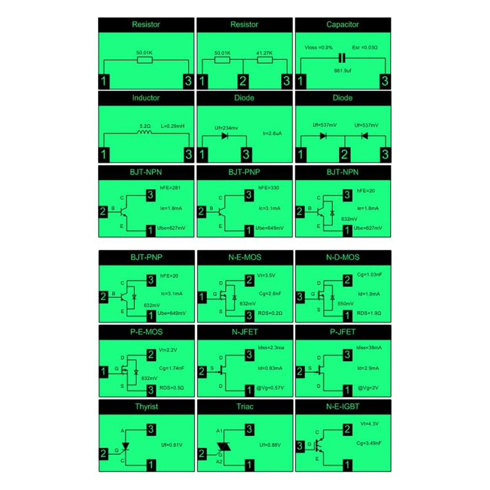 Jarhead ESR Meter Multifunctional Transistor Tester Resistance 300mAh - LCR-T10H Gambar produk Jarhead ESR Meter Multifunctional Transistor Tester Resistance 300mAh - LCR-T10H