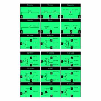 Gambar produk Jarhead ESR Meter Multifunctional Transistor Tester Resistance 300mAh - LCR-T10H