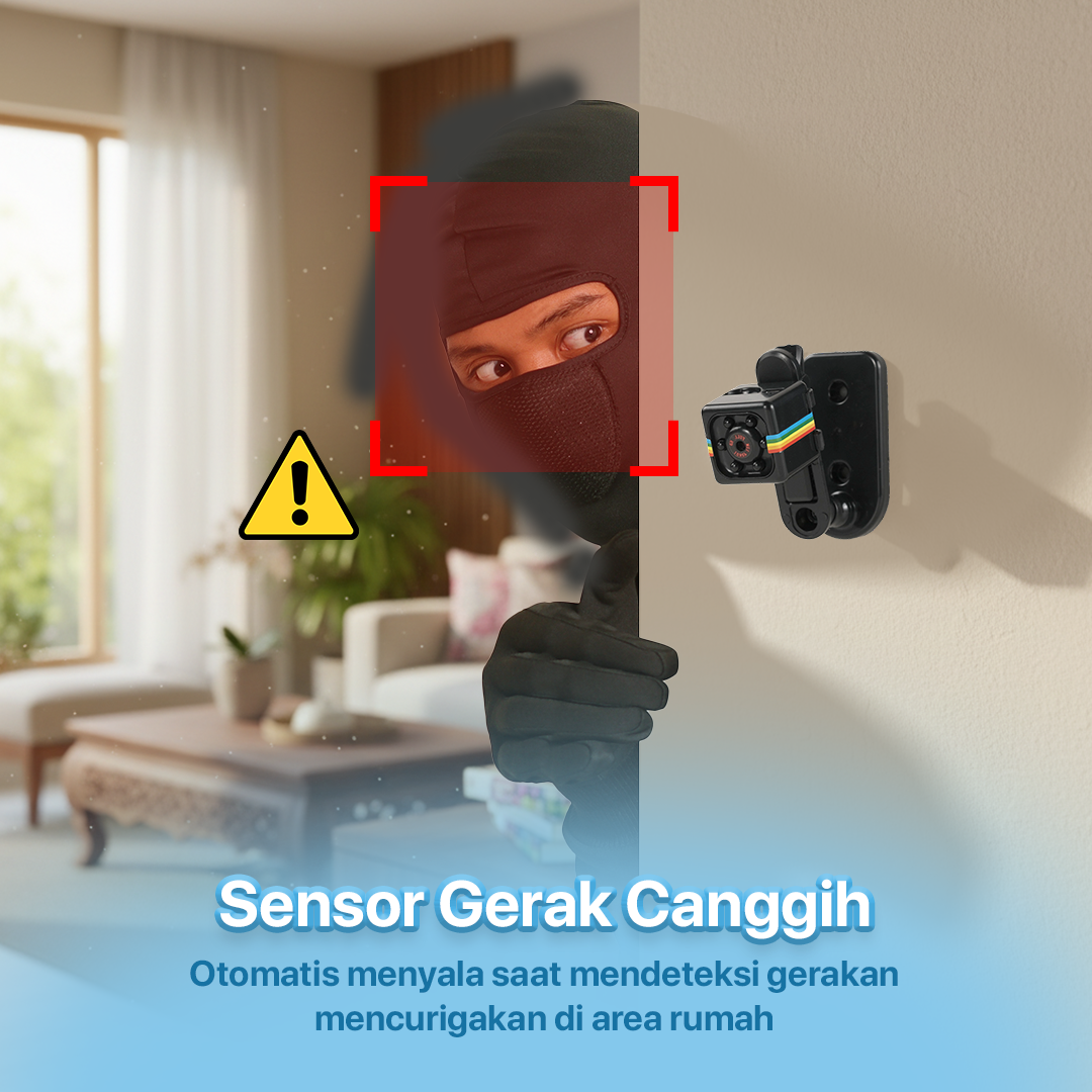 Gambar produk Perciron Kamera CCTV Outdoor Mini Motion Detection FHD 1080P - SQ11