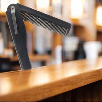 Gambar produk DK Sisir Rambut Lipat Foldable Pocket Hair Comb - HC002