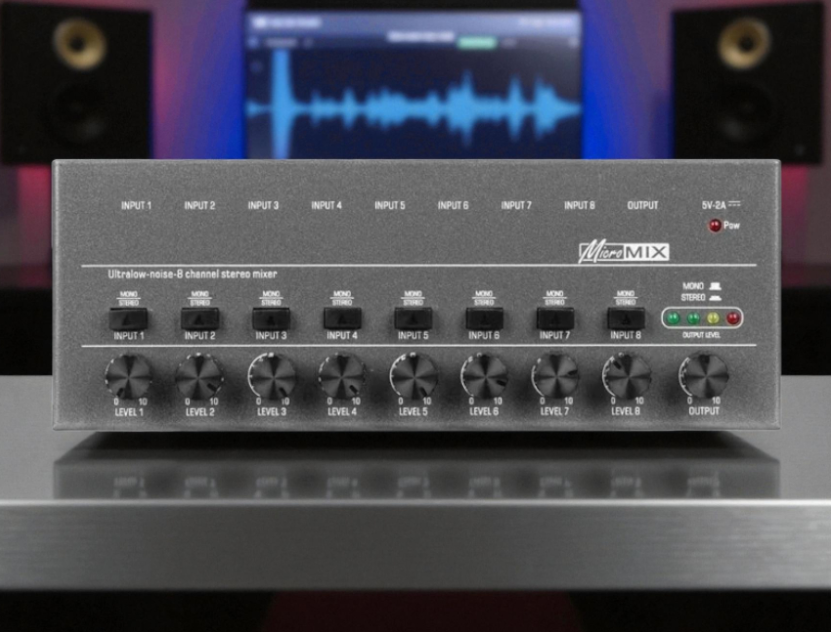 MagiDeal Audio Signal Mixer Console Instrument Extender 8 Channel - MX800 Gambar produk MagiDeal Audio Signal Mixer Console Instrument Extender 8 Channel - MX800