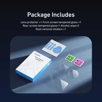 Gambar produk TELESIN Tempered Glass Protective Film DJI Osmo Action 6 One Set - S6-FLM-25