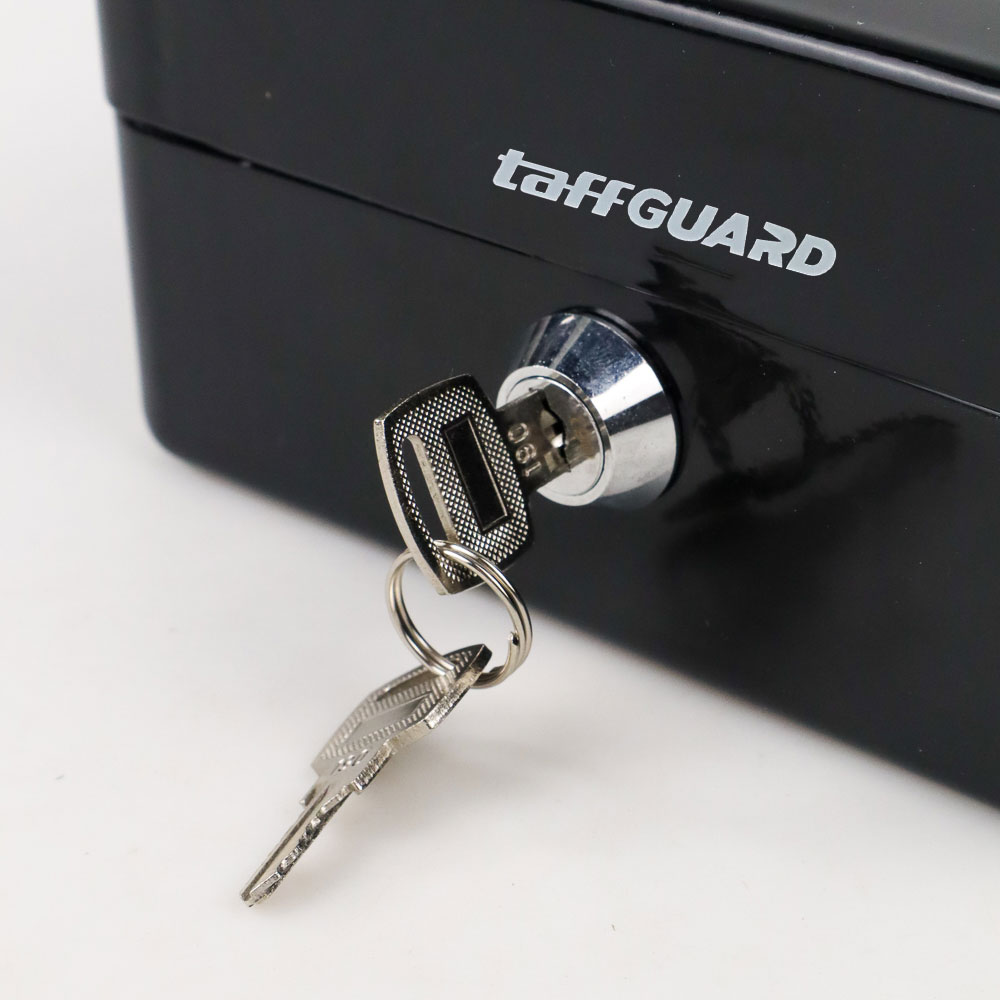 TaffGUARD Kotak Brankas Uang Safebox Key Lock 15.2x12.2x7.6cm - JJZS68 Gambar produk TaffGUARD Kotak Brankas Uang Safebox Key Lock 15.2x12.2x7.6cm - JJZS68