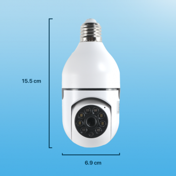 Gambar produk Yunyi CCTV IP Camera 1MP 1080P E27 Wireless Dual Light IR Sensor - YY012