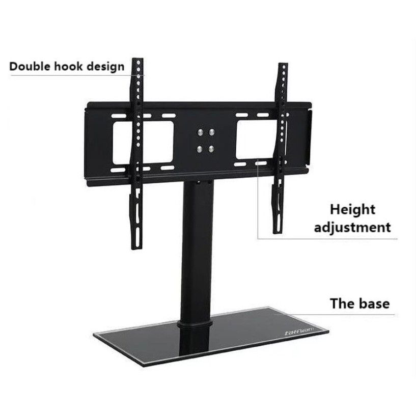 Gambar produk Taffware Bracket TV Tabletop Adjustable VESA 600x400 for 32-55 Inch TV - KM-606