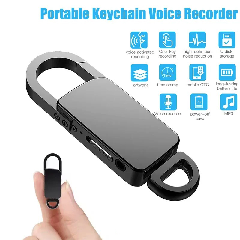 Shoumi Perekam Suara Mini Portabel Voice Recorder Noise Reduction 32GB - S20+ Gambar produk Shoumi Perekam Suara Mini Portabel Voice Recorder Noise Reduction 32GB - S20+