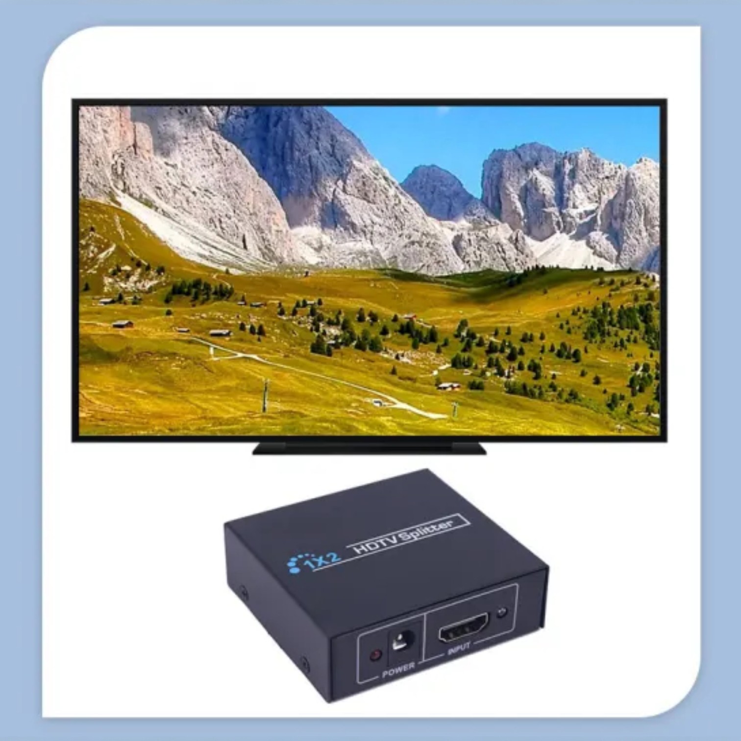 HDMI Splitter 1x2 v1.4D ViewHD 1080p - PC-47 Gambar produk HDMI Splitter 1x2 v1.4D ViewHD 1080p - PC-47