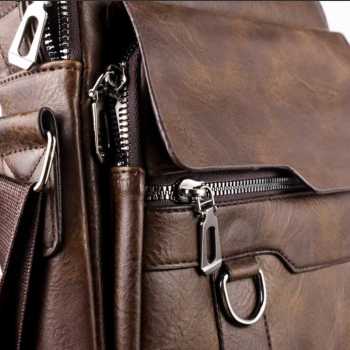 Gambar produk Rhodey Tas Selempang Pria Kulit Premium Leather Bag - 1106-2W