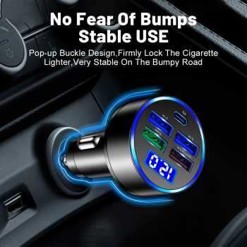 Gambar produk EOKING Car Charger Mobil Fast Charging PD QC 3.0 USB Type C Port - C9