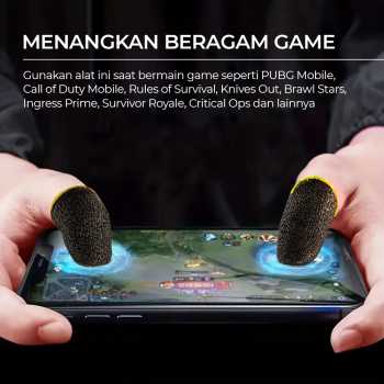 Gambar produk Shezi Sarung Tangan Jari Gaming Finger Sleeve Breathable Touchscreen - S02