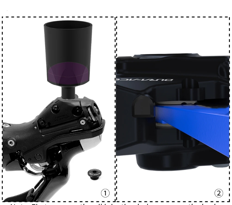 RISS Alat Tekan Piston Rem Sepeda Hydraulic Brake Piston Press Tool - RL255 Gambar produk RISS Alat Tekan Piston Rem Sepeda Hydraulic Brake Piston Press Tool - RL255