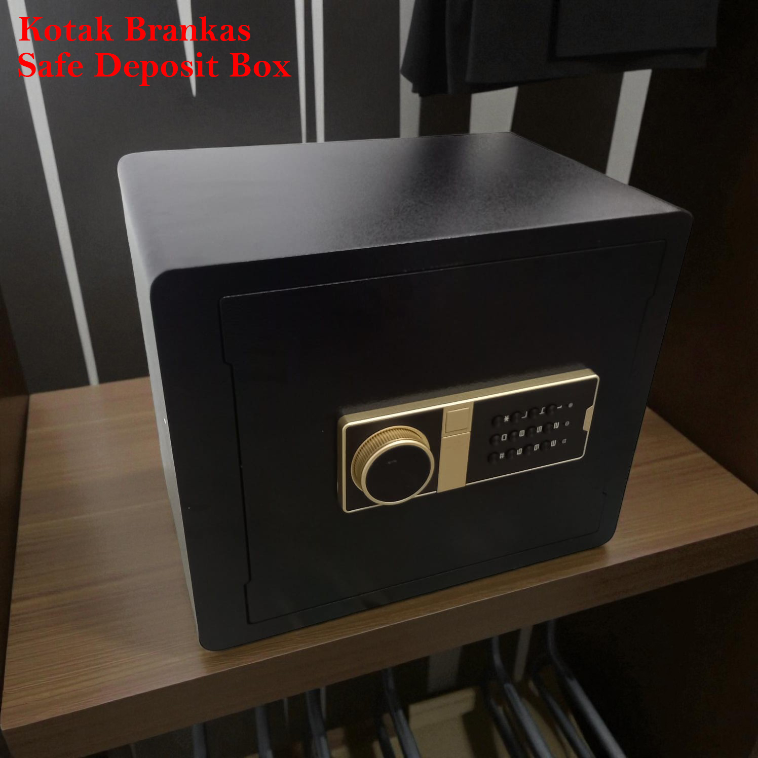 DEY1 Kotak Brankas Dokumen Safe Deposit Box Password 44.5x30x37.5cm - DA01 Gambar produk DEY1 Kotak Brankas Dokumen Safe Deposit Box Password 44.5x30x37.5cm - DA01