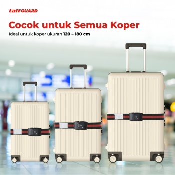Gambar produk TaffGUARD Travel Luggage Lock Suitcase Belt Tali Koper Gembok TSA PIN - TSA-319