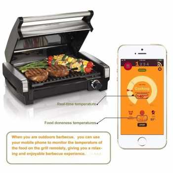 Gambar produk TAKA Termometer Makanan Digital Daging BBQ Bluetooth 2Probe Waterproof - TY530