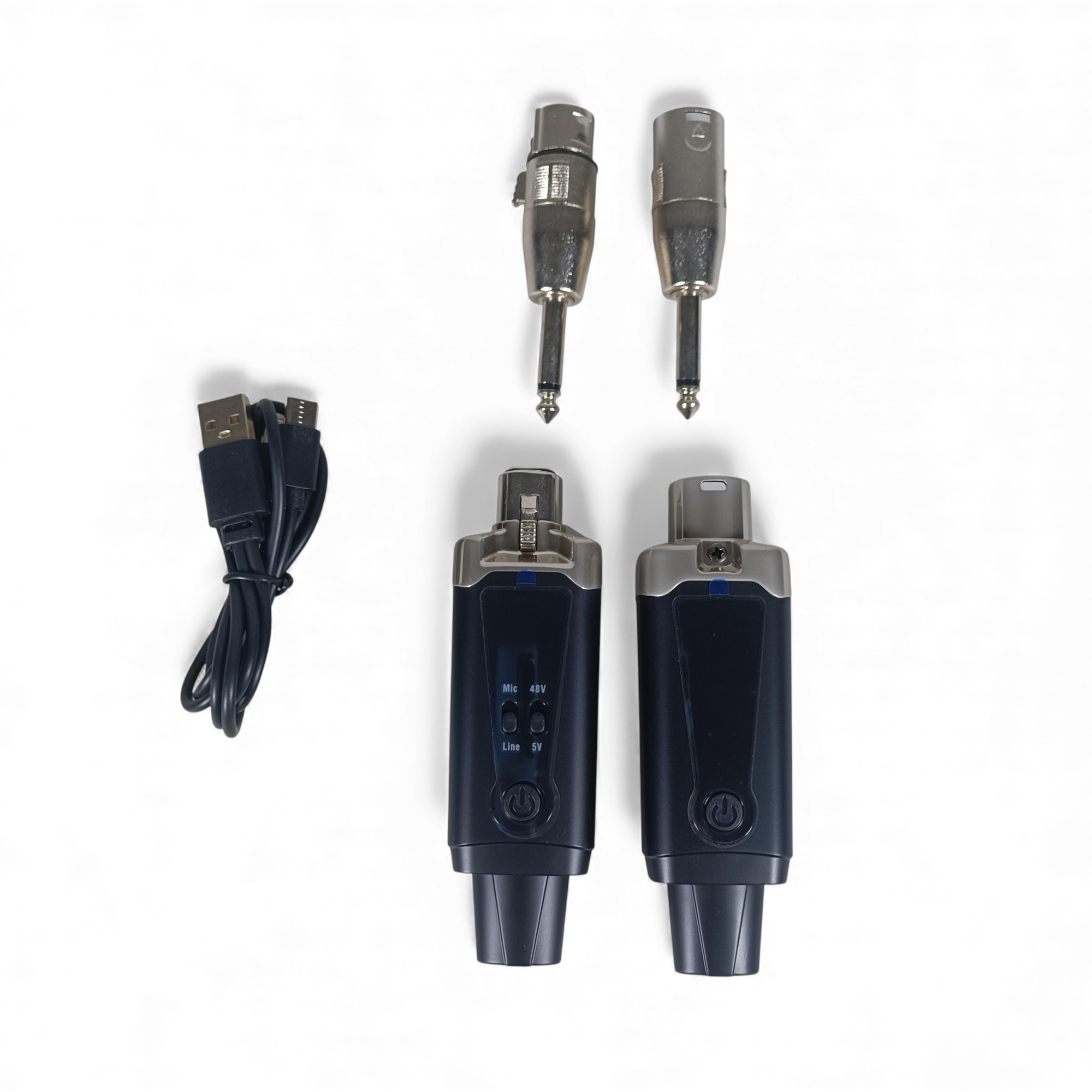 DONIC Mikrofon Wireless Transmitter Receiver Universal 5V/48V - D1 Gambar produk DONIC Mikrofon Wireless Transmitter Receiver Universal 5V/48V - D1