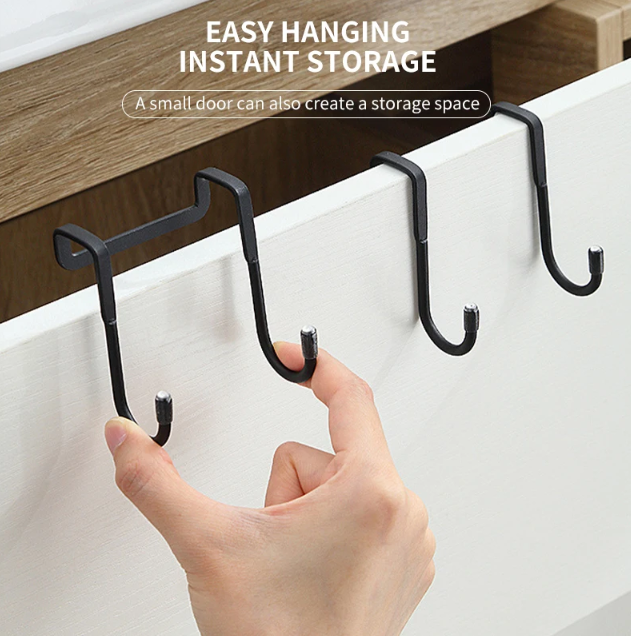 HIMO Gantungan Double Hook Coat Hanger S Type Stainless Steel 201 1PCS - HMS477 Gambar produk HIMO Gantungan Double Hook Coat Hanger S Type Stainless Steel 201 1PCS - HMS477