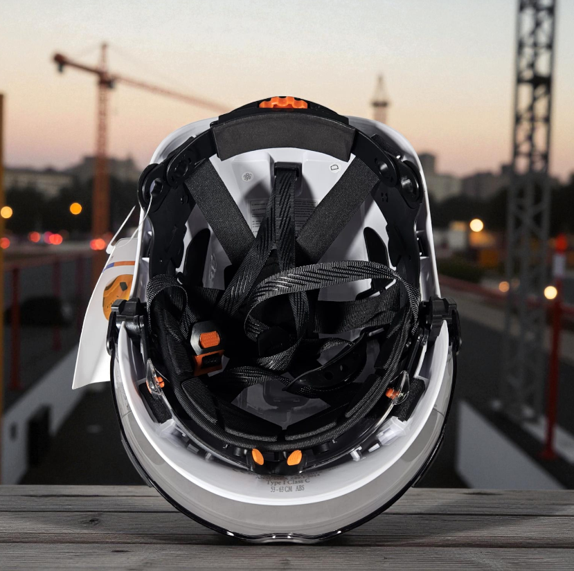 Aolamegs Helm Proyek Konstruksi K3 Safety Protection Double Visor - SF06 Gambar produk Aolamegs Helm Proyek Konstruksi K3 Safety Protection Double Visor - SF06