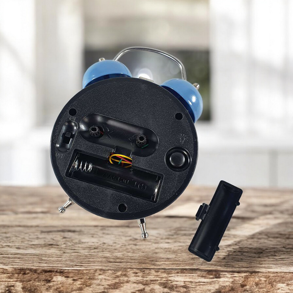 HUARI Jam Weker Alarm Analog Clock Night Light Easy View - M04 Gambar produk HUARI Jam Weker Alarm Analog Clock Night Light Easy View - M04