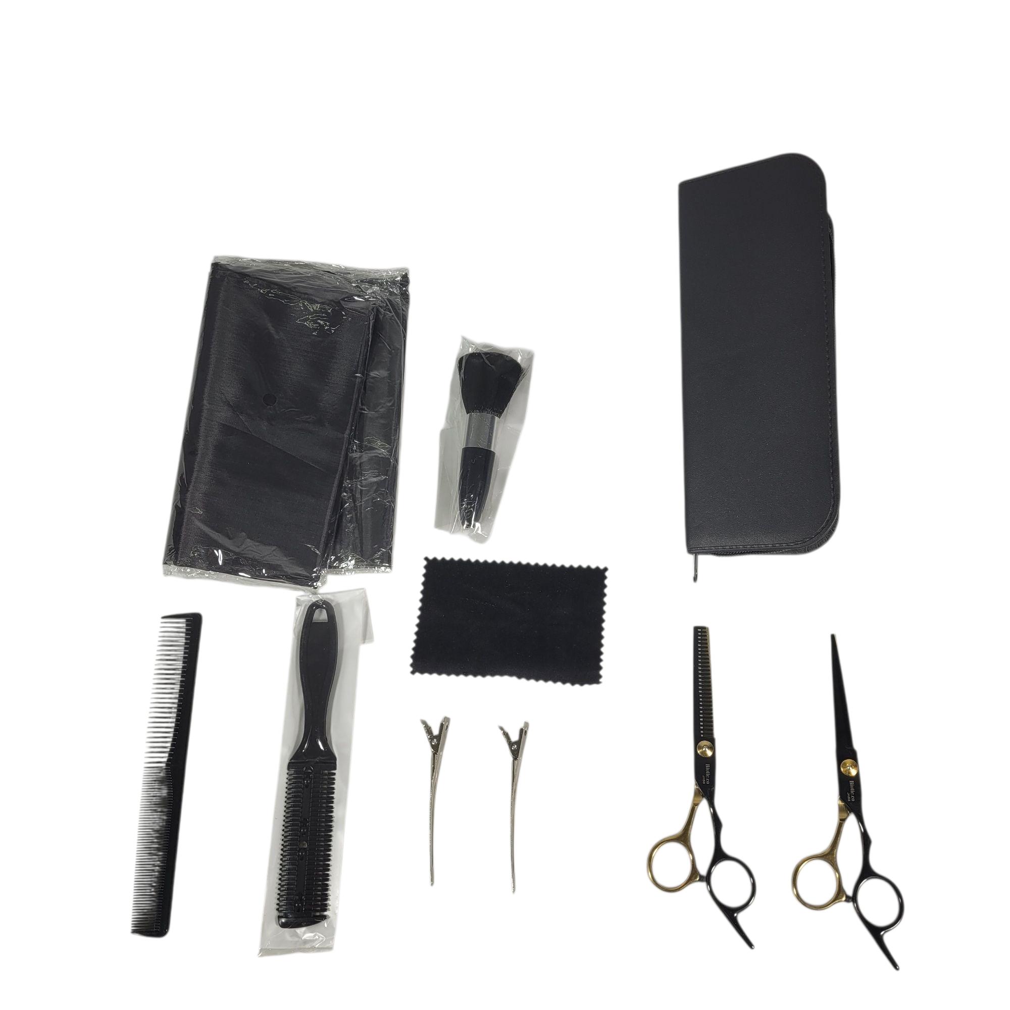 Gambar produk Biutte.co Set Gunting Rambut 10in1 Teflon Coating Stainless Steel - Jn58