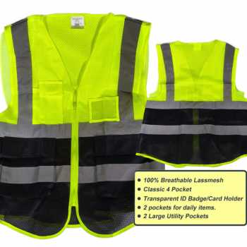 Gambar produk SPARDWEAR Rompi Proyek K3 Safety Vest Reflective High Visibility XL - 316
