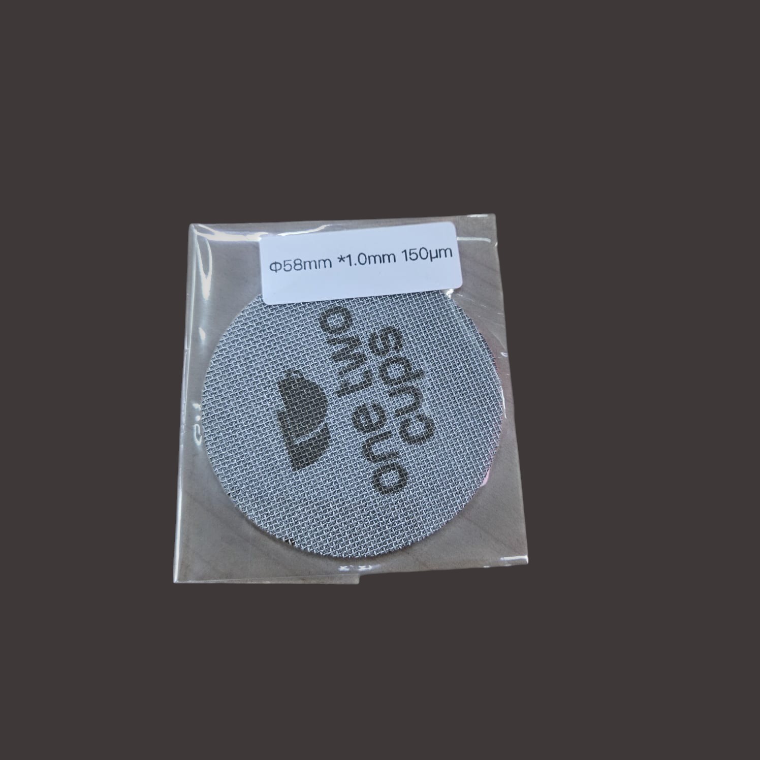 Gambar produk One Two Cups Puck Screen Portafilter Espresso Machine 150 Micron 58mm 1mm - SUS3