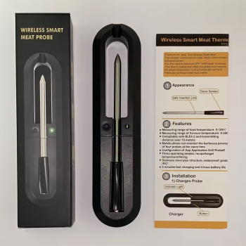 Gambar produk TAKA Termometer Makanan Digital Daging BBQ Bluetooth 2Probe Waterproof - TY530