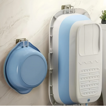 Gambar produk WISPOD Gantungan Dinding Washbasin Hook Kitchen Bathroom Rack 2PCS - WP2