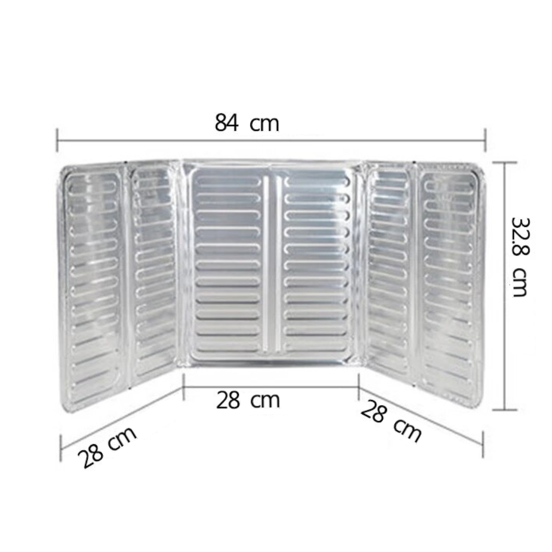 Gambar produk AWOO Pelindung Anti Cipratan Minyak Oil Splash Guard Aluminium Plate - A02