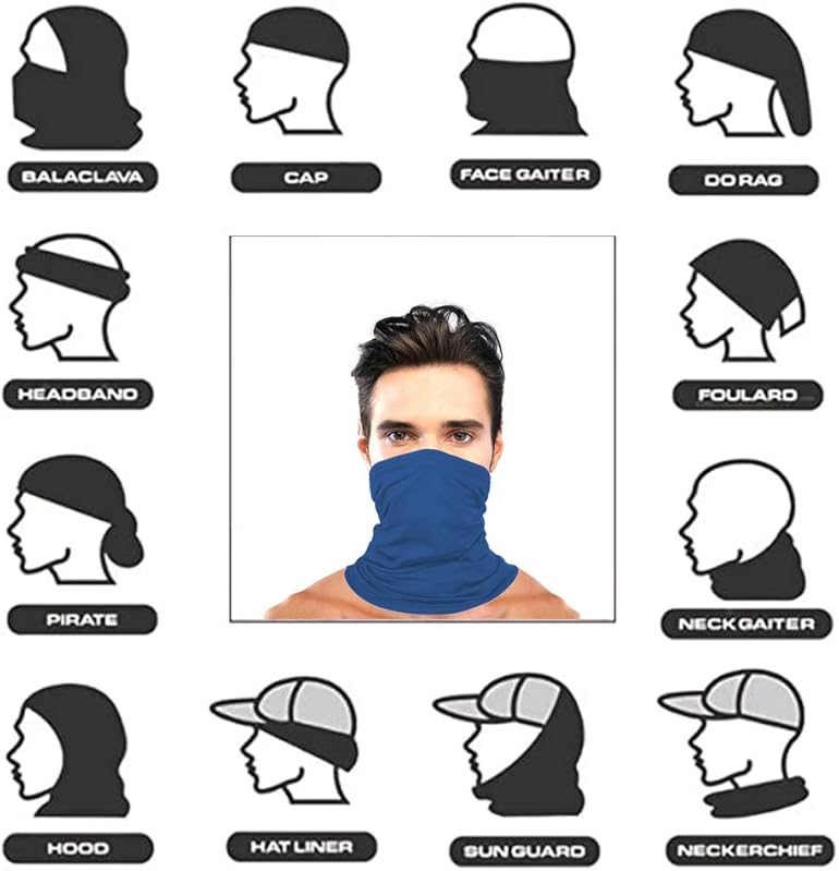Gambar produk KAJAB Masker Motor Half Face Elastis Outdoor Breathable Quick Dry - KJ51